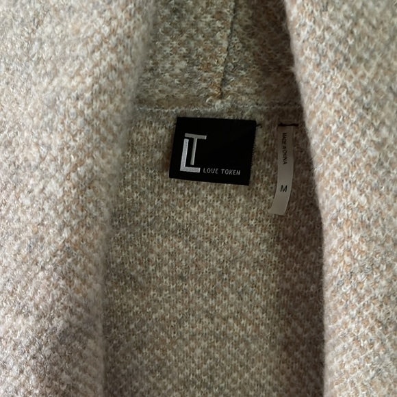 Love Token Colorblock Open Front Cardigan - Picture 2 of 5